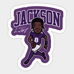 Lamar Baltimore Toon Sticker